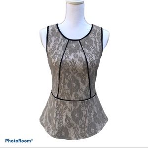 Anthropologie Weston Wear Bloomfall Peplum Top XS